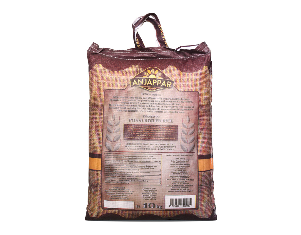 Anjappar Thanjavur Ponni Boiled Rice 10KG