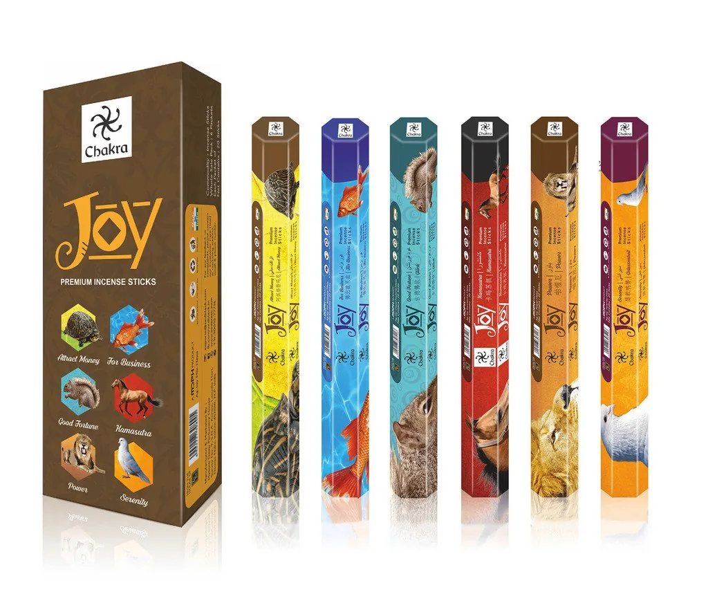 [24062] Chakra Agarbatti Good Fortune 6 embalagens – Paus de incenso