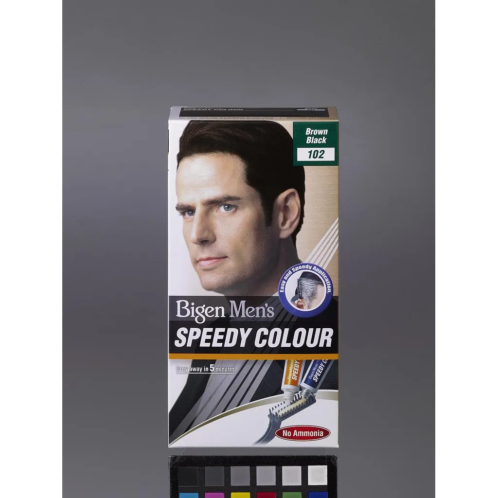 [20295] Bigen Men Speedy Tinta capilar preto acastanhado BMS102 80 g