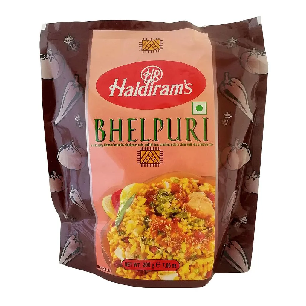 [16252] Haldiram Bhel Puri 200 g – Puffed Rice Snack Mix