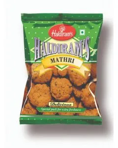 [16269] Haldiram Mathri 200 g – Bolachas salgadas estaladiças