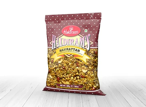 Haldiram Navratan Mix 200 g – Mistura de snacks salgados