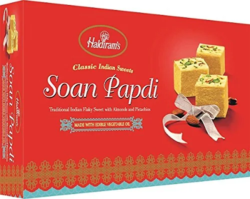 [16279] Haldiram Soan Papdi 500 g – Flaky Gram Flour Sweet