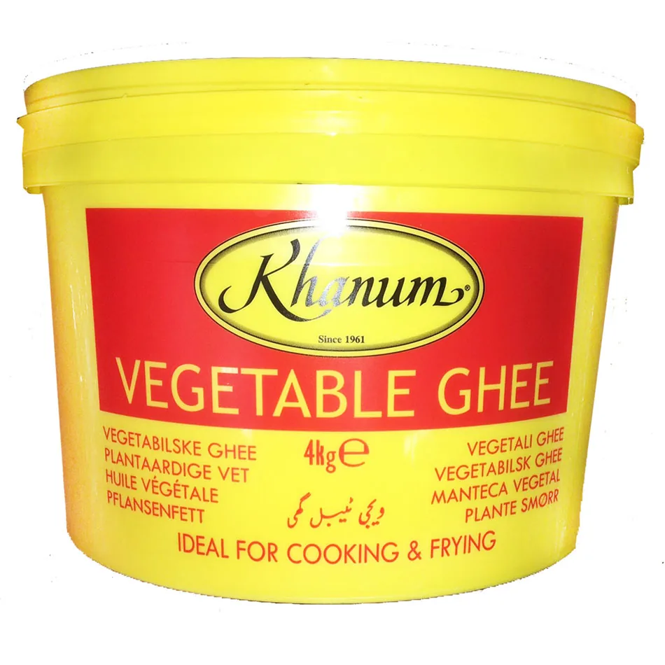 [18153] Khanum Ghee vegetal em balde 12,5 kg – Gordura vegetal