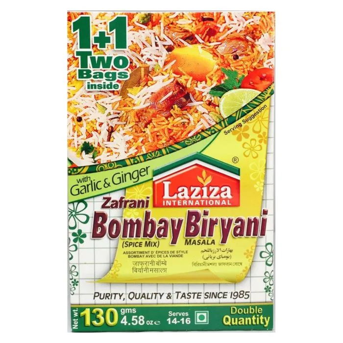 [21665] Laziza Bombay Biryani Masala 100 g – Biryani Rice Spice Mix