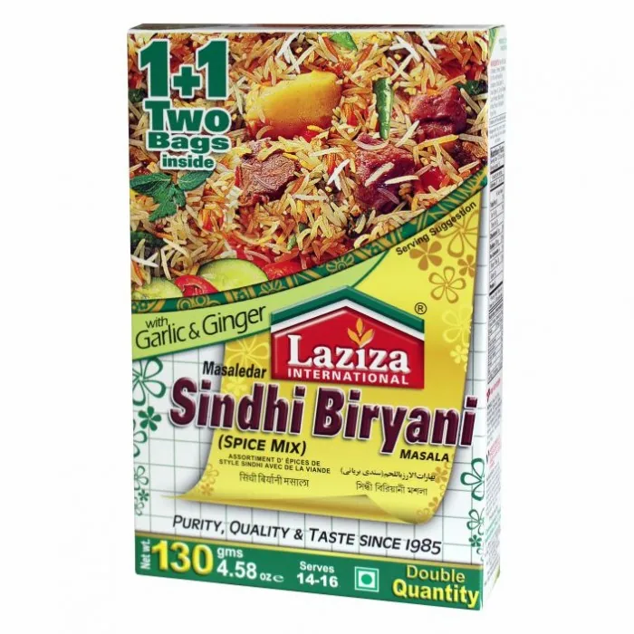 [80100] Laziza Sindhi Biryani Masala 100 g – Especiarias para arroz biryani