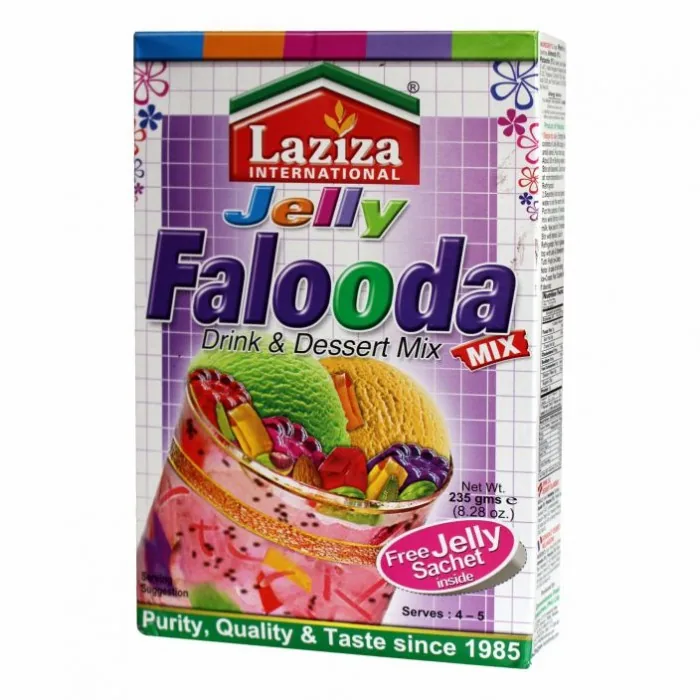 [21781] Laziza Falooda Jelly 235 g – Preparado de sobremesa com gelatina