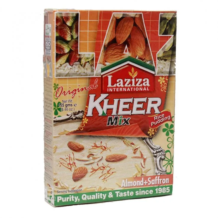 [80102] Laziza Kheer Almond & Saffron 155 g – Rice Pudding Mix