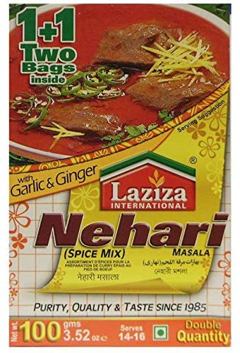 [80098] Laziza Nihari Masala 100 g – Especiarias para guisado de carne