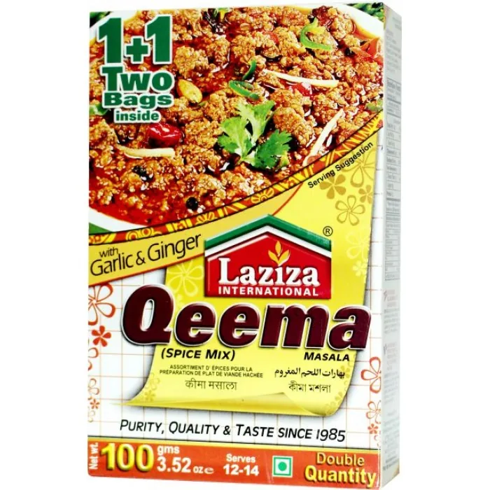 [80094] Laziza Qeema Mix 100 g – Minced Meat Curry Spice Mix