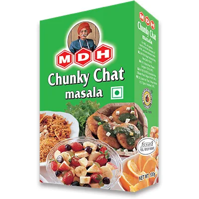 [12960] MDH Chunky Chaat Masala 100 g – Mistura de especiarias ácida