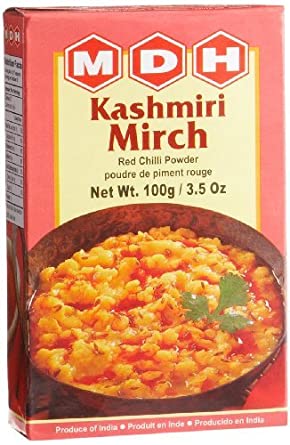 [31093] MDH Kashmiri Mirch 100 g – Malagueta de Caxemira moída