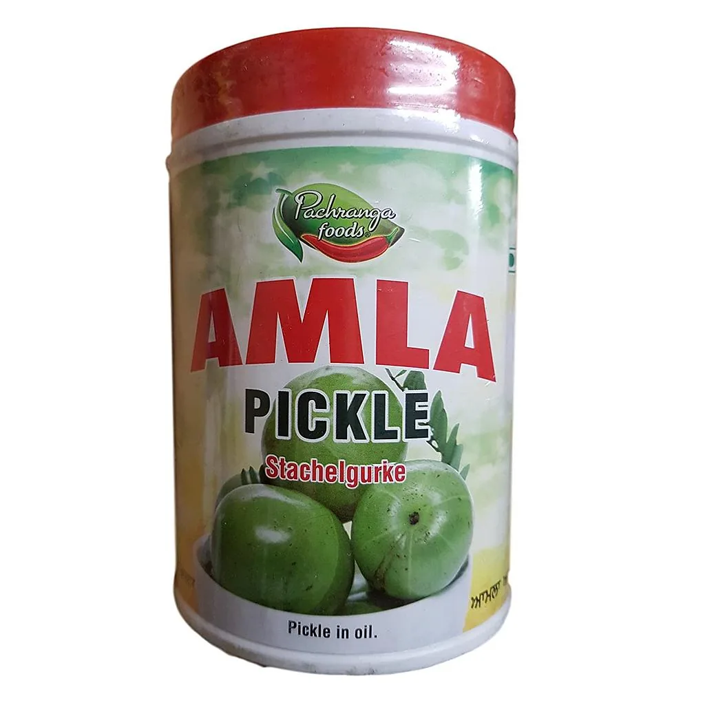 [13555] Pachranga Foods Pickle de amla 800 g – Groselha Indiana