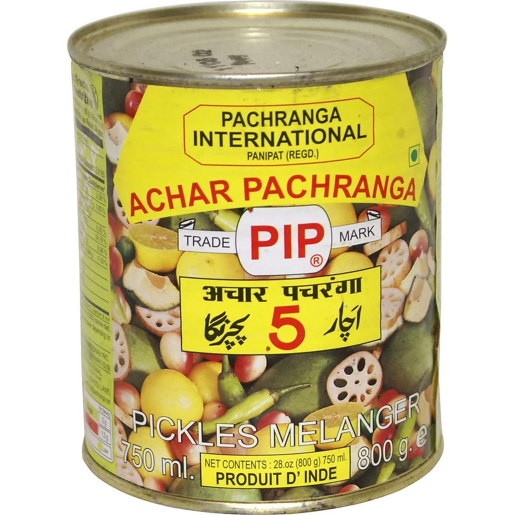 [13563] Pachranga Foods Mixed Pickle (Tin) 800 g
