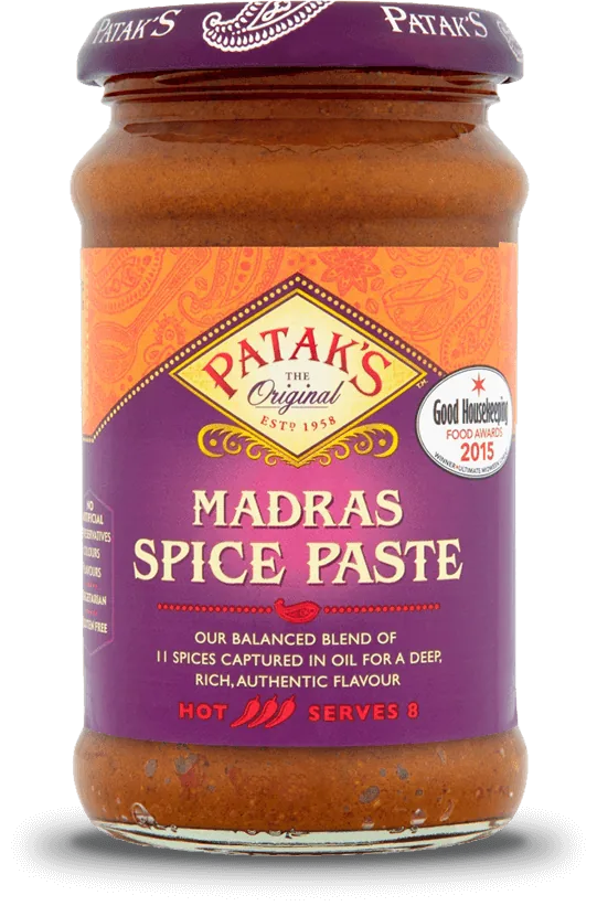 [13619] Patak Pasta de caril Madras 283 g