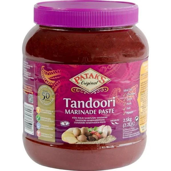[13621] Patak Pasta Tandoori 2580 g – Marinada de especiarias