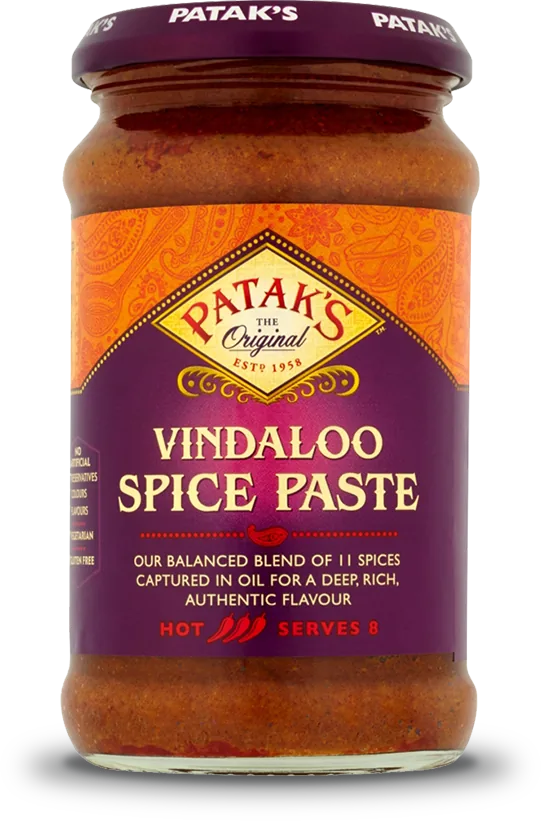 [13627] Patak Pasta de caril Vindaloo 283 g