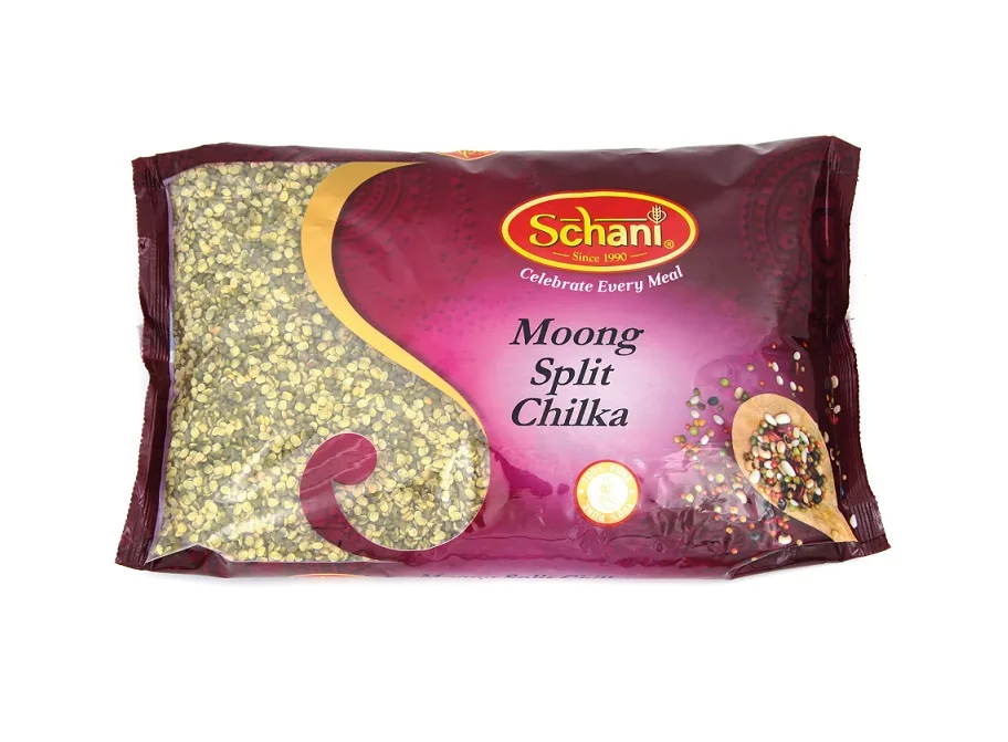 Schani Moong Split 500 g – Feijão-mungo verde partido