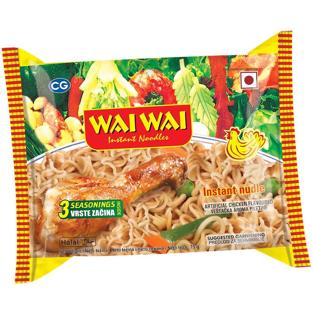 [27138] Wai Wai Massa instantânea sabor frango 75 g