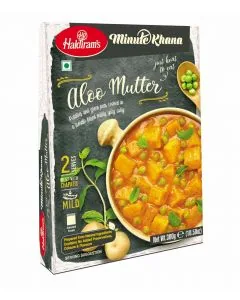Haldiram Ready to Eat Aloo Mutter 300 g – Potato & Pea Curry