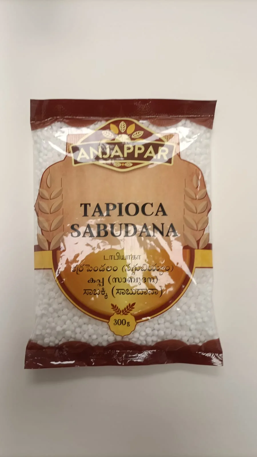 [IF3421] Anjappar Pérolas de tapioca grandes (Sabudana) 300 g