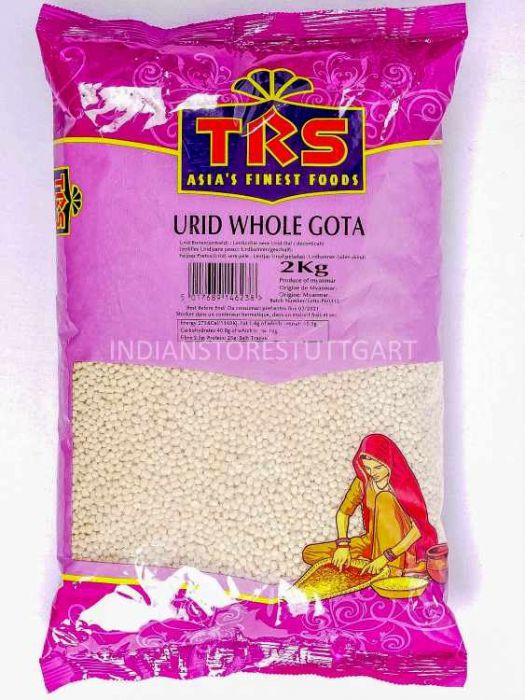 [12854] TRS Urid Whole Gota 2 kg – Whole Skinned Black Gram