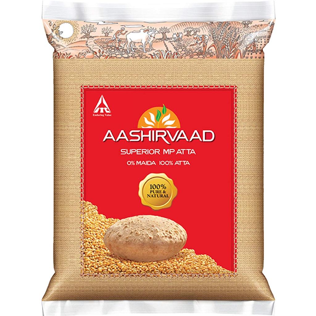 [IF3521] Aashirwad Chakki Atta 10 kg – Farinha integral para chapati
