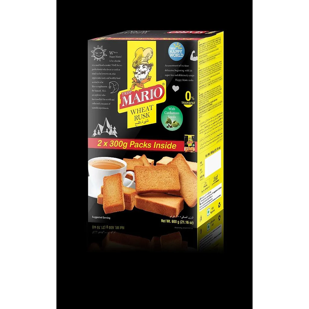 [IF3533] Mario Premium Rusk de cardamomo 600 g – Tostas doces