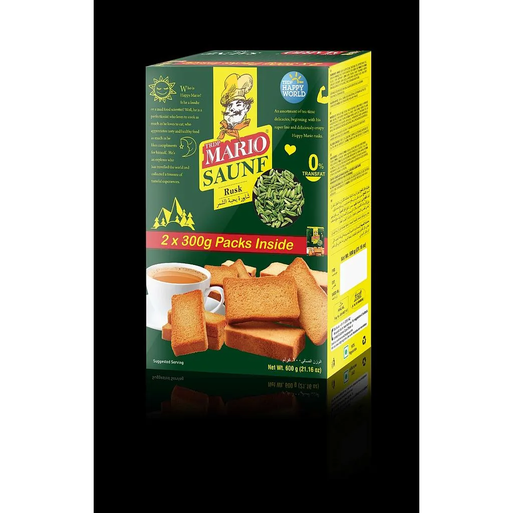 [IF3535] Mario Rusk com funcho (Sounf) 600 g – Tostas doces