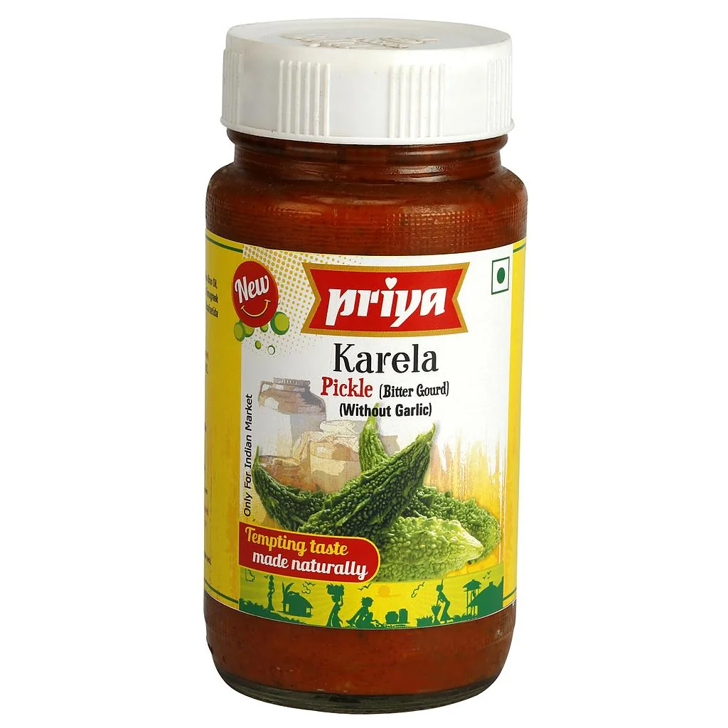 [18935] Priya Pickle de Karela (melão-amargo) 300 g