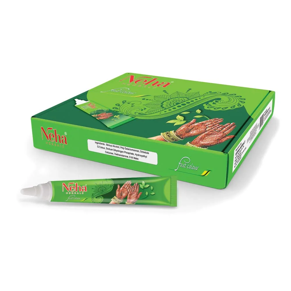 [IF3851] Neha Mehandi Cone Red 12 x 25 g – Henna Cones