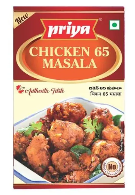 [18827] Priya Chicken 65 Masala Powder 50 g