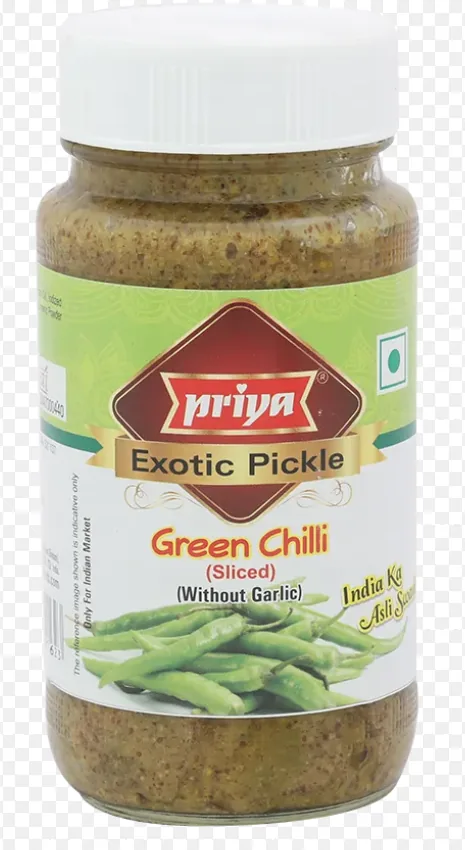 [18946] Priya Conserva de malagueta verde às rodelas (Achar) 300 g