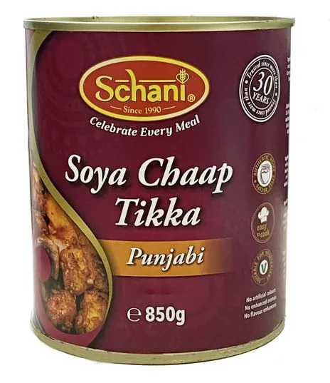 [IF3982] Schani Soya Chaap Punjabi 800 g – Soy Protein Skewers