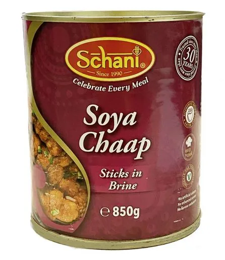 [IF3983] Schani Soya Chaap Plain 800 g – Soy Protein Skewers
