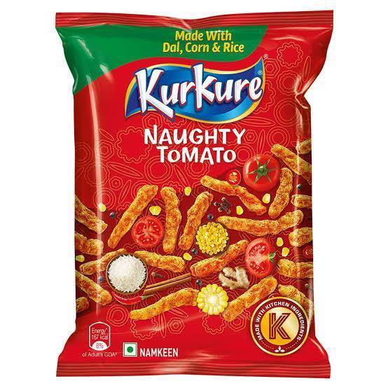 [16705] Kurkure Naughty Tomato 68 g – Crunchy Tomato Snack