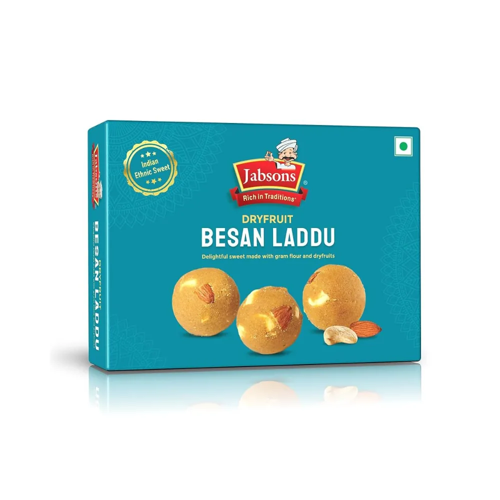 [23360] Jabsons Besan Laddu 200 g – Doce de farinha de grão-de-bico