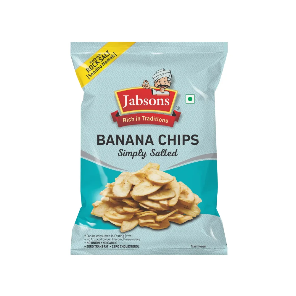 [23342] Jabsons Banana Chips Classic Salted 150 g