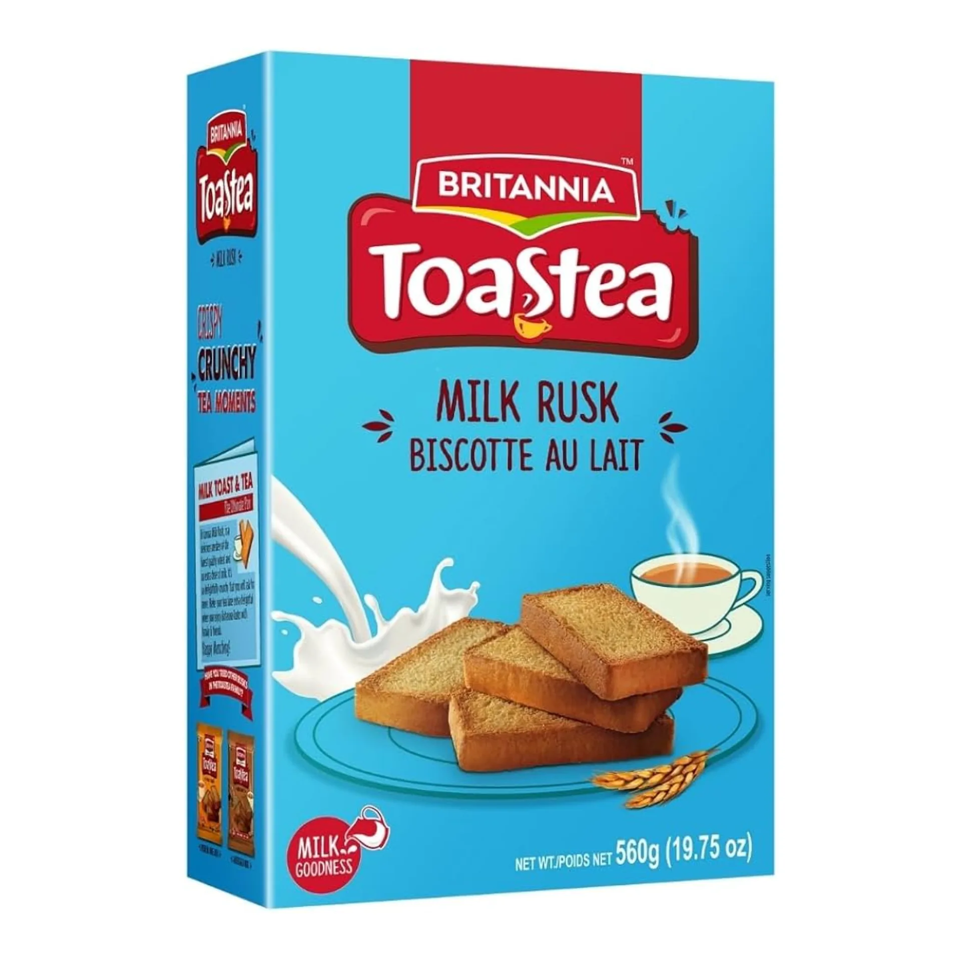 [25334] Britannia Milk Rusk 560 g – Tostas de leite