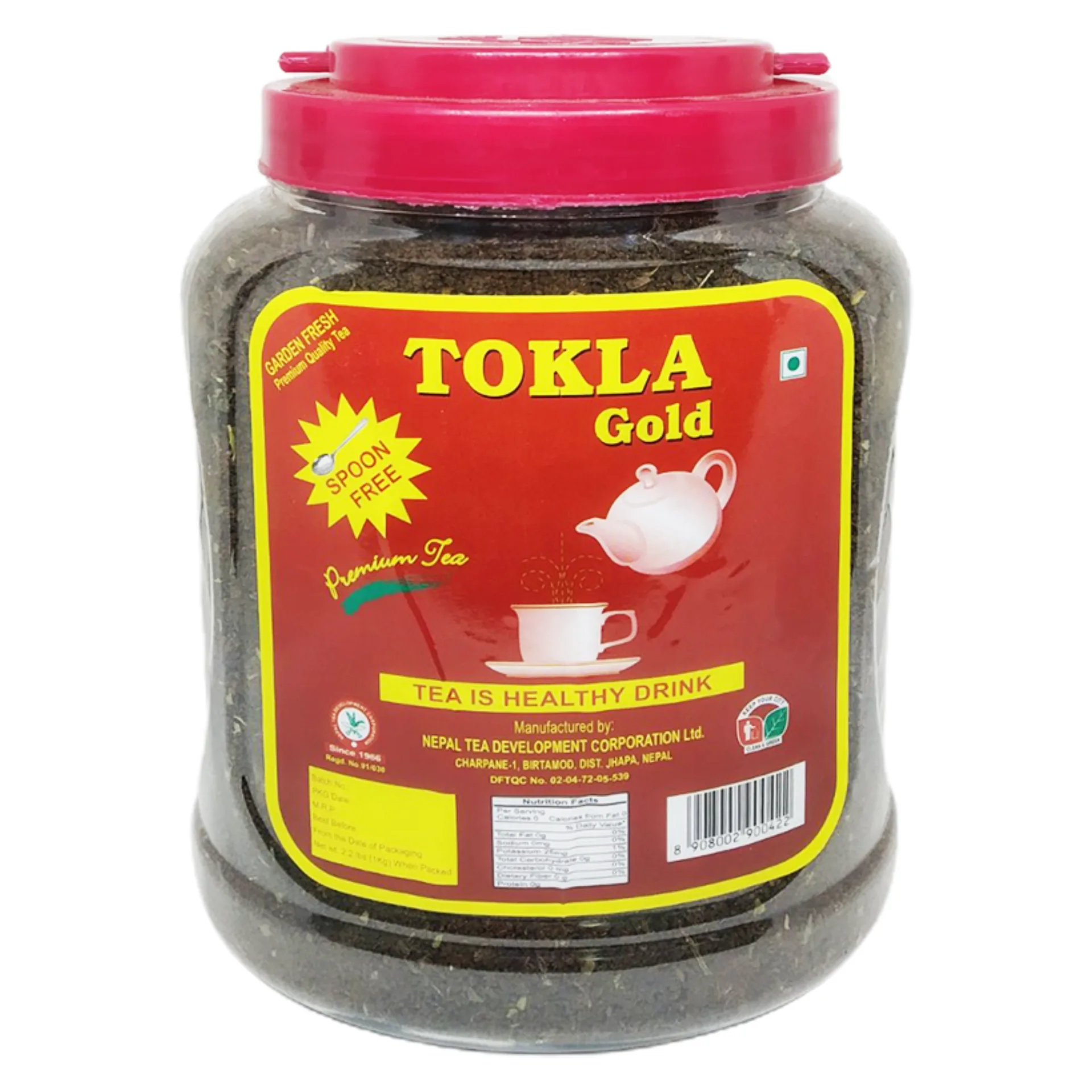 Tokla Gold Tea Leaves Jar 200 g