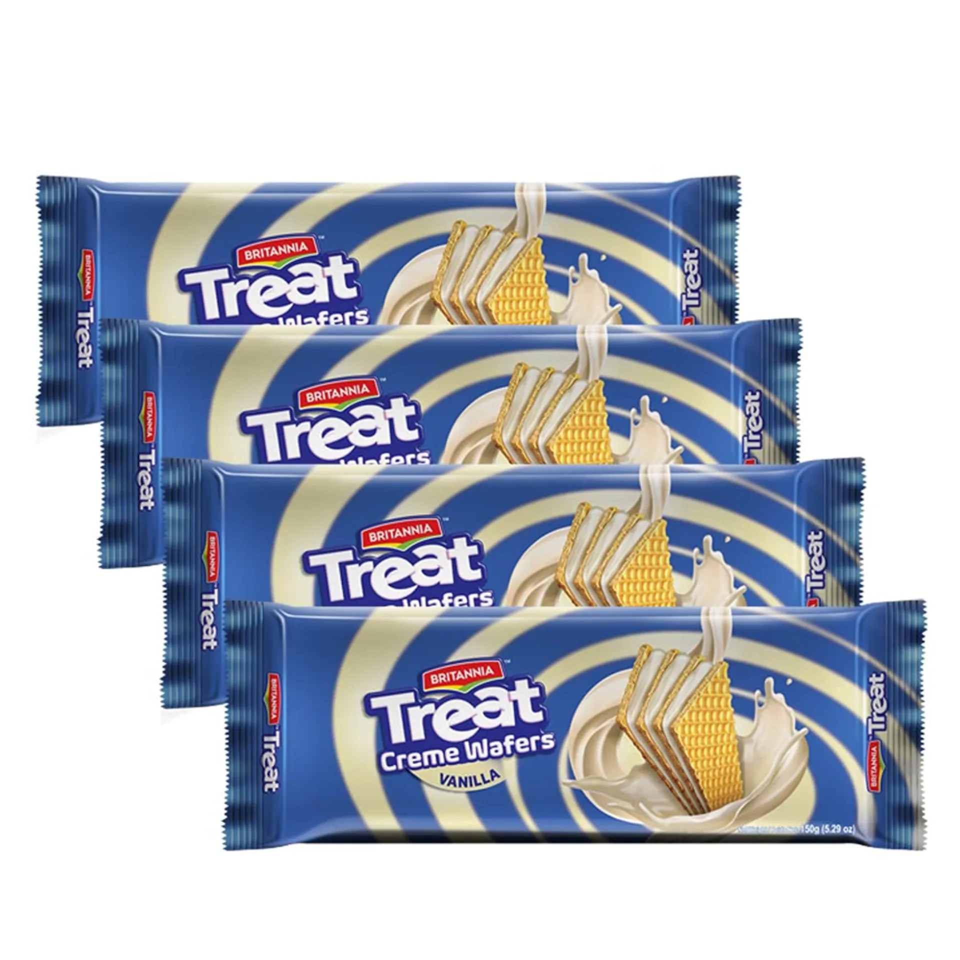 [25344] Britannia Treat Wafers de baunilha 150 g