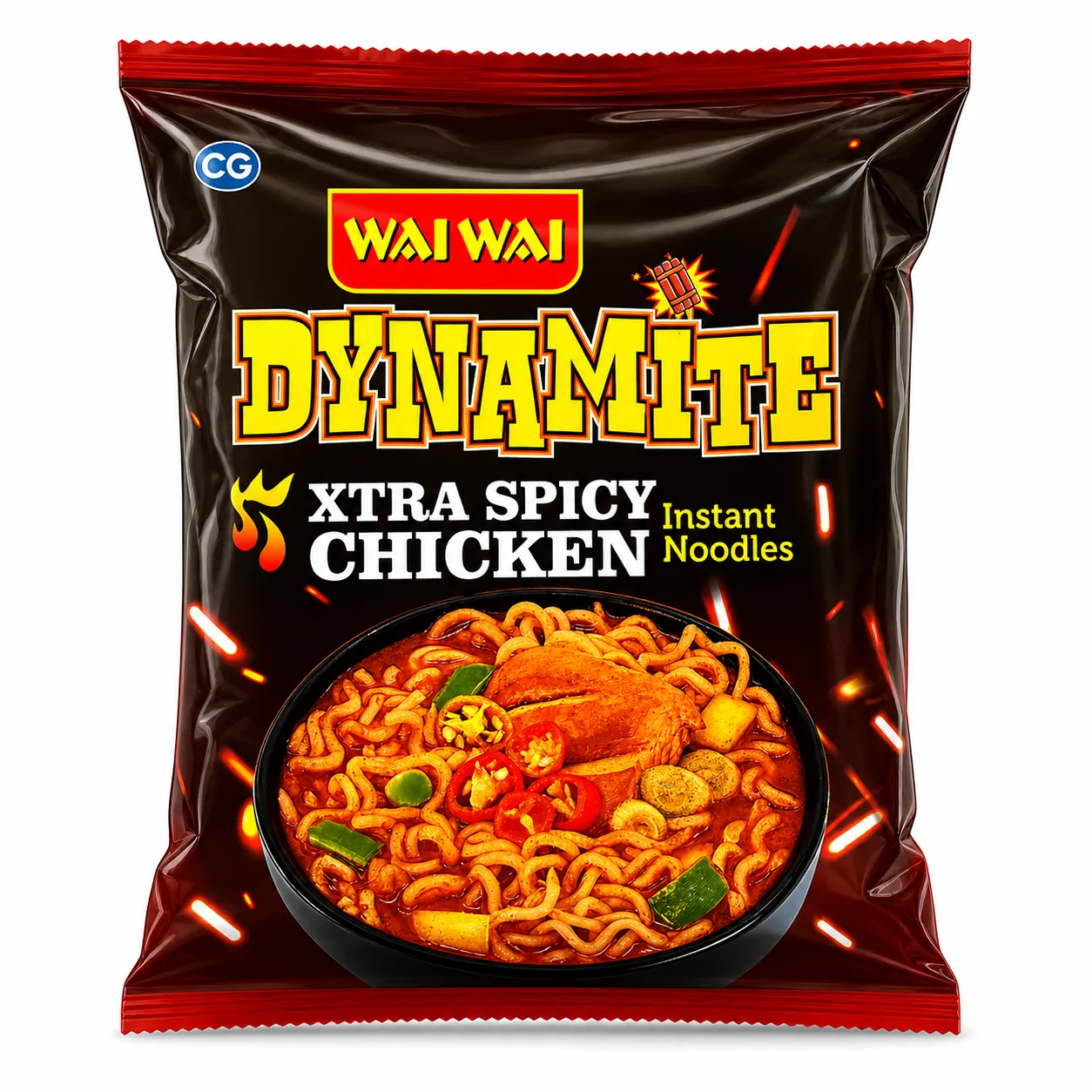 Wai Wai Dynamite Chicken Noodles 100 g