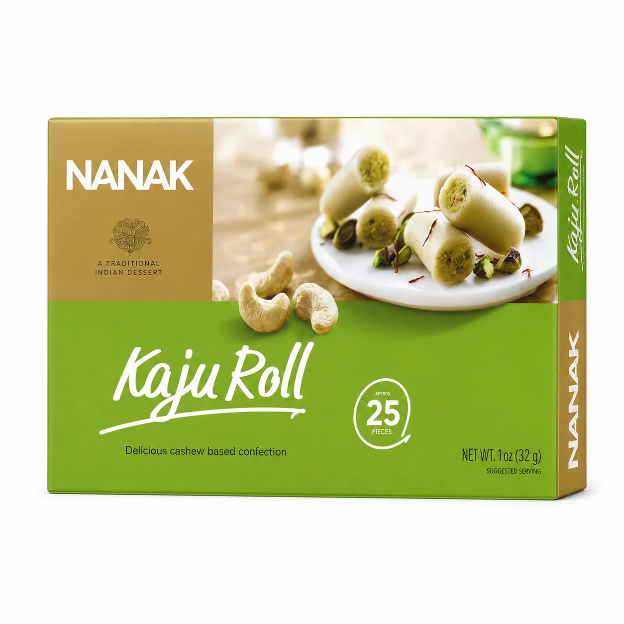 [IF4169] Nanak Kaju Roll 312 g – Rolinhos doces de caju
