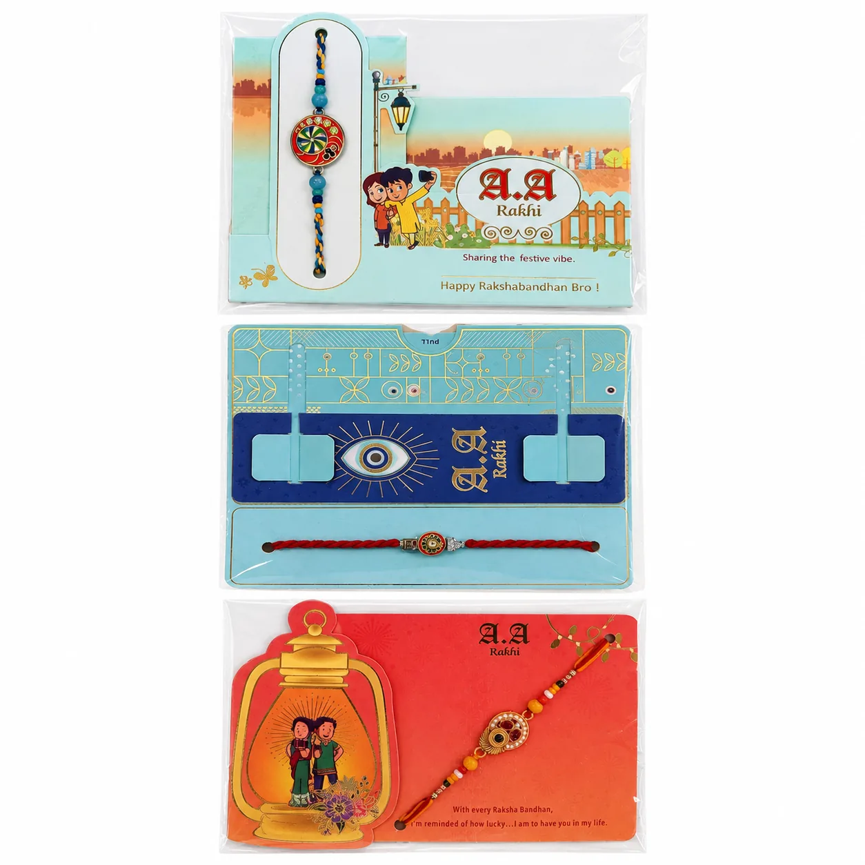 [IF4172] Fancy Rakhi 1 pcs No. 4 – Raksha Bandhan Bracelet