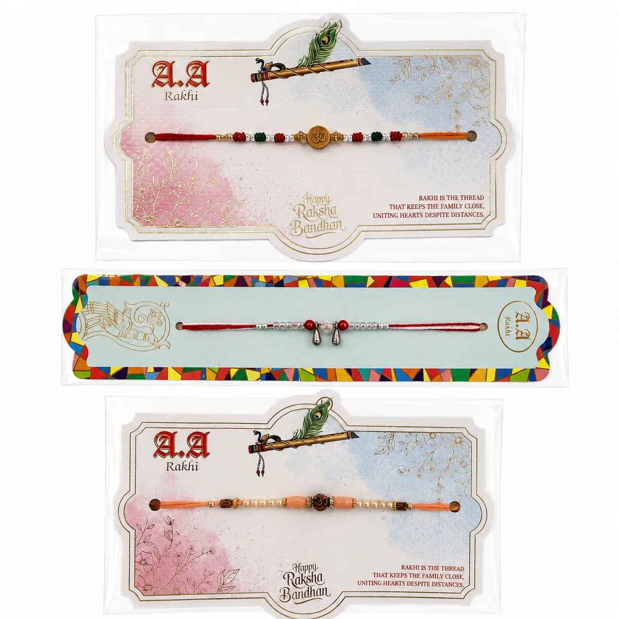 [IF4174] Fancy Rakhi 1 pcs No. 1 – Raksha Bandhan Bracelet