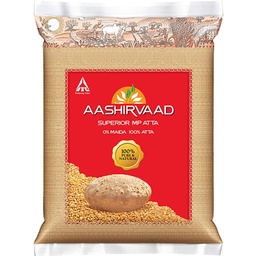 Aashirwad Chakki Atta 10 kg – Farinha integral para chapati